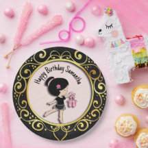 Ballerina black and gold 