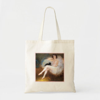 Ballerina & Black Cat Tote Bag
