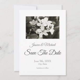 Ballerina Blossoms Vintage  Save The Date