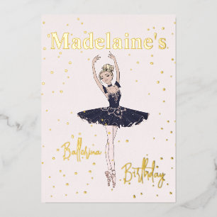 Ballerina Blue TuTu Girls Birthday Party