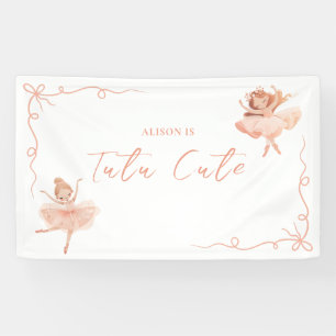 Ballerina Bow Birthday Banner
