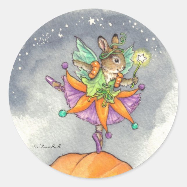 Ballerina Bunny Stickers Halloween (Front)
