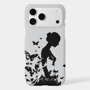Ballerina & Butterflies Silhouette Modern Ethereal
