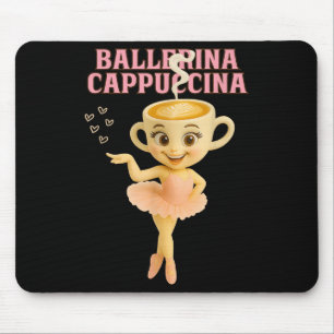 Ballerina Cappuccina Italian Brainrot Meme Kids Gi Mouse Mat