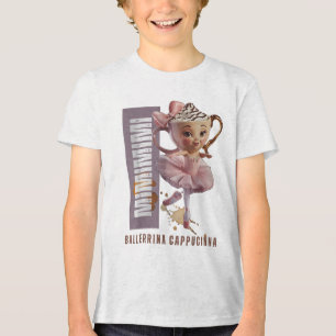 Ballerina Cappuccino Italian Brainrot Meme Humour  Tri-Blend Shirt