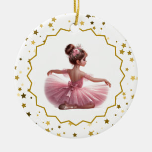 Ballerina Ceramic Ornament