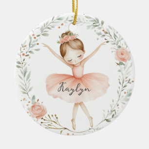 Ballerina Ceramic Tree Decoration