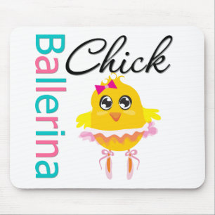 Ballerina Chick Mouse Mat