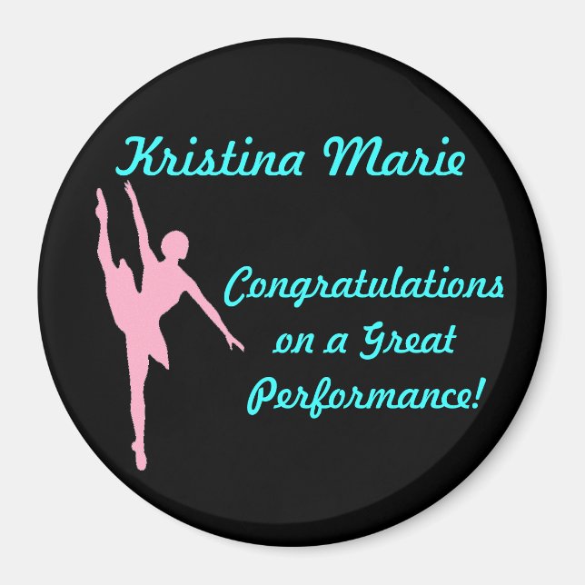 Ballerina Custom Magnet (Front)
