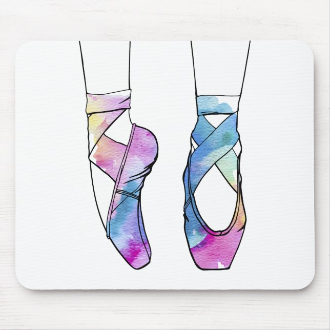 Ballerina Cute Ballet Mouse Mat (Front)
