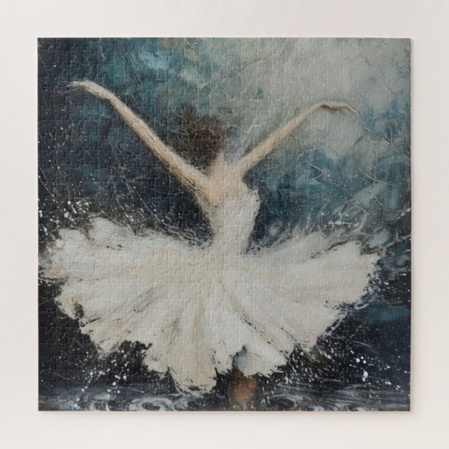 Ballerina Dance Abstract Art Jigsaw Puzzle (Vertical)