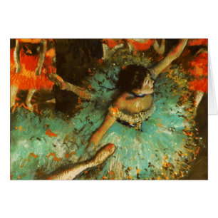 Ballerina Dance Green Dancer Edger Degas Painting