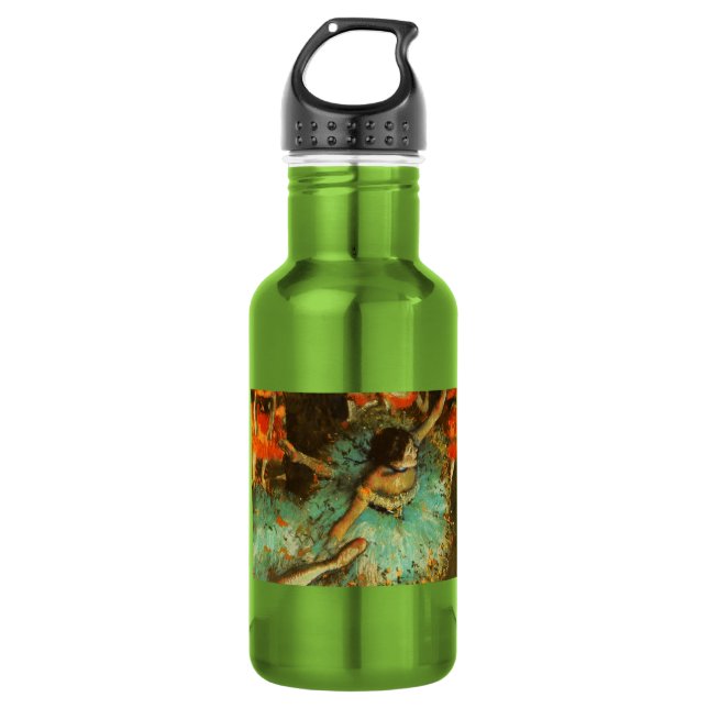 Ballerina Dance Green Dancer Edger Degas Painting 532 Ml Water Bottle (Front)