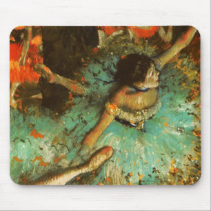 Ballerina Dance Green Dancer Edger Degas Painting Mouse Mat