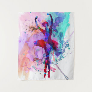 Ballerina Dance Owner Gift Cute, Lovely Birthday Tapestry