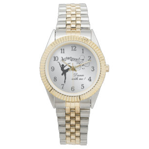 Ballerina Dance with Me  Personalised w Numbers Watch