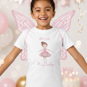 Ballerina Dancer Birthday Party T-Shirt