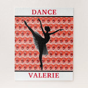 Ballerina Dancer Candy Cane Puzzle