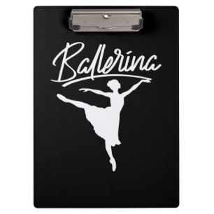 Ballerina Dancer Clipboard