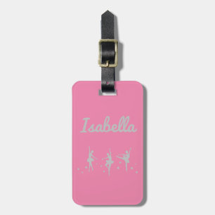 Ballerina Dancer Luggage Tag   Recital Birthday