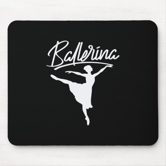 Ballerina Dancer Mouse Mat (Front)