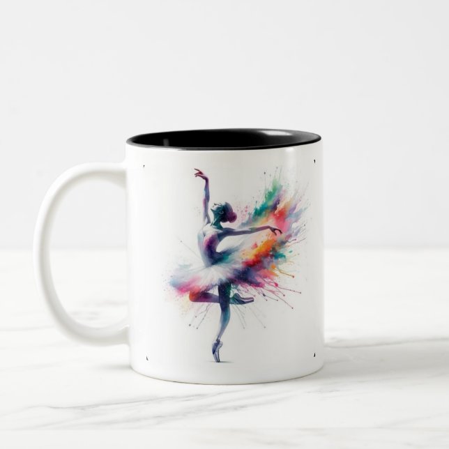 Ballerina Dancer Mug (Left)