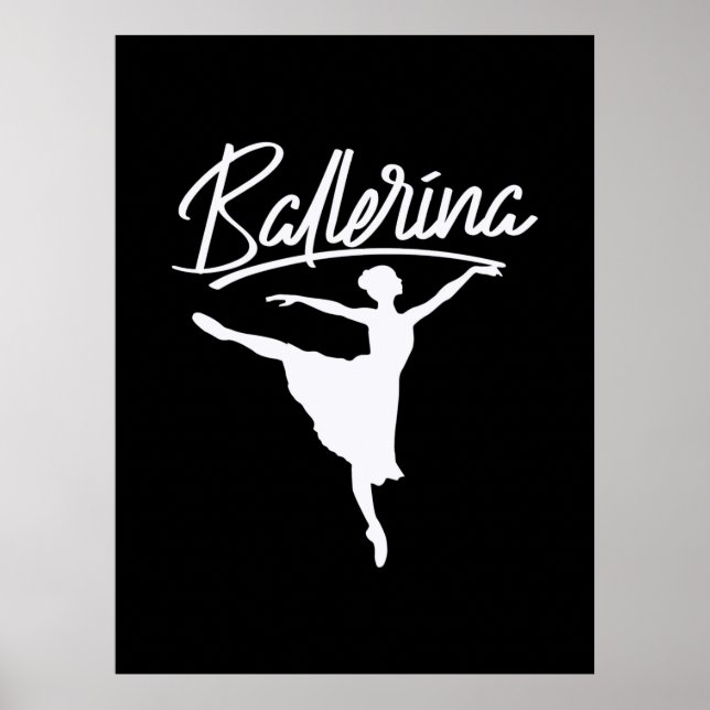 Ballerina Dancer Poster (Front)