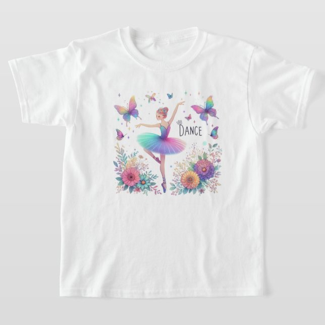 Ballerina Dancer T-Shirt (Laydown)