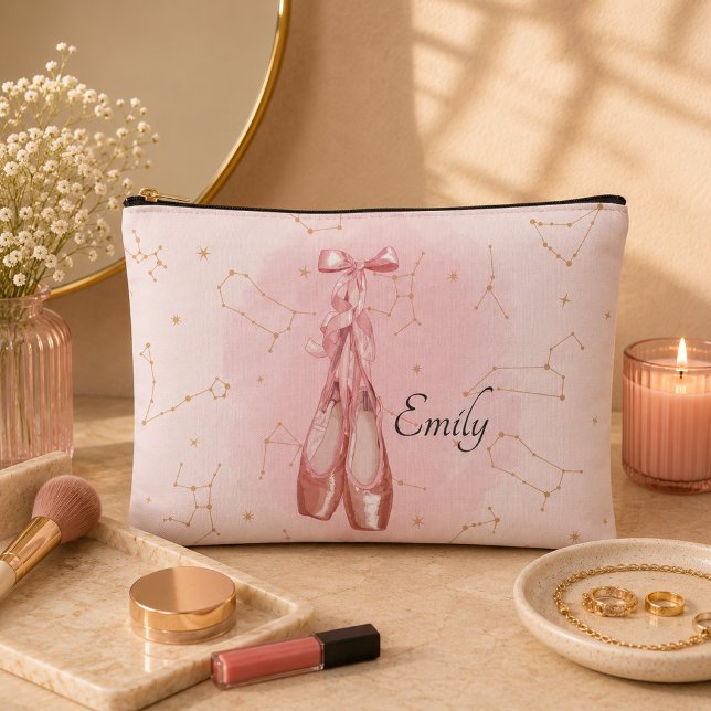 Ballerina Dancer Watercolor Theme Accessory Pouch (Creator Uploaded)