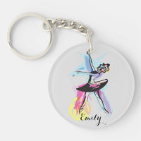 Ballerina Dancer Watercolor  Theme Customised
