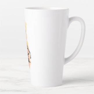 Ballerina Dancing in Color Latte Mug