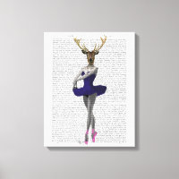 Ballerina Deer in Blue