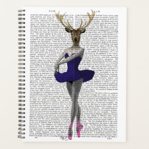 Ballerina Deer in Blue Planner