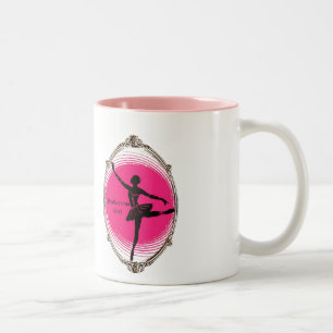 Ballerina design for girl's mug