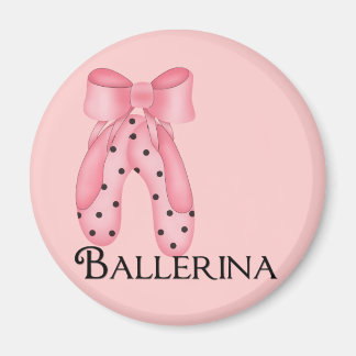 Ballerina Dotted Slippers Magnet
