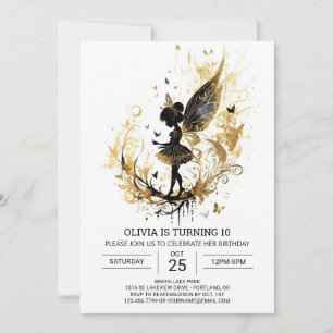 Ballerina Dreams Fairy Tale Birthday Invitation