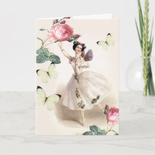 Ballerina Fairy Card