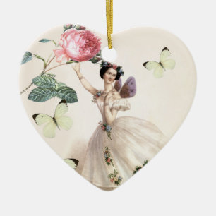 Ballerina Fairy Ceramic Tree Decoration