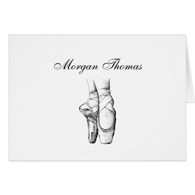 Ballerina Feet on Pointe #1 (Front Horizontal)