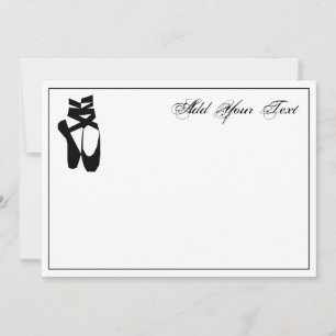 Ballerina Feet on Pointe DIY Colour #2 Silhouette Card