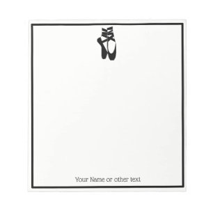 Ballerina Feet on Pointe DIY Colour #2 Silhouette Notepad