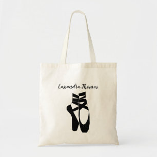 Ballerina Feet on Pointe DIY Colour #2 Silhouette Tote Bag