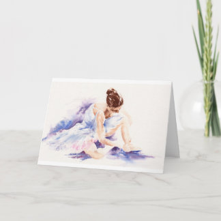 Ballerina - Fine Art Greetings Card