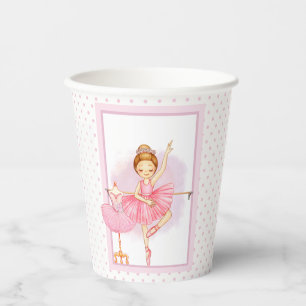 Ballerina floraI polka dots Paper Cups