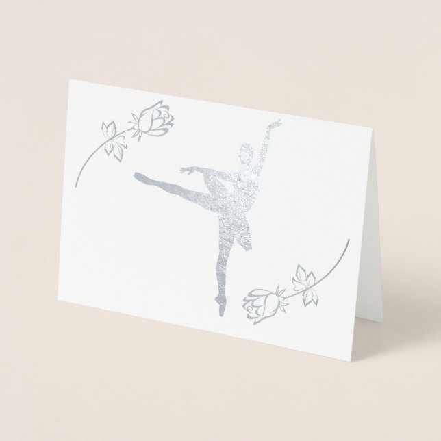 Ballerina Foil Card (Front)