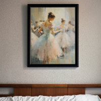 Ballerina Getting Ready Decoupage 