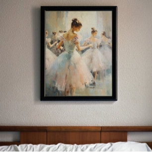 Ballerina Getting Ready Decoupage  Tissue Paper