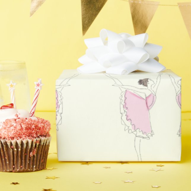 Ballerina Gift Wrapping Paper (Birthday Party)