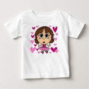 Ballerina Girl Baby T-Shirt
