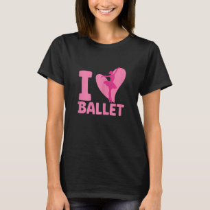 Ballerina Girl Ballet Barre Ballet Dancer Pointe S T-Shirt